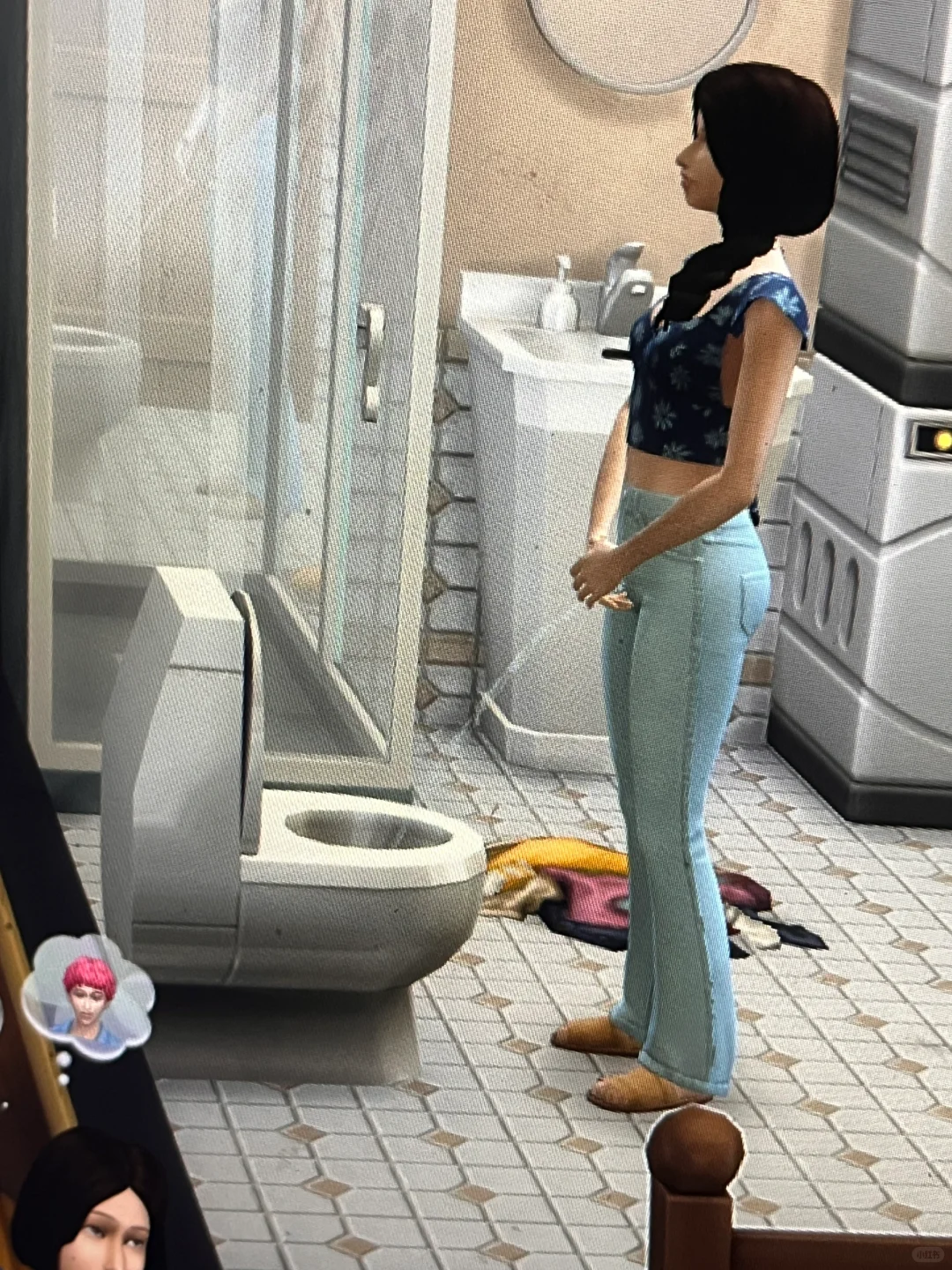 为什么女生这样上厕所？？