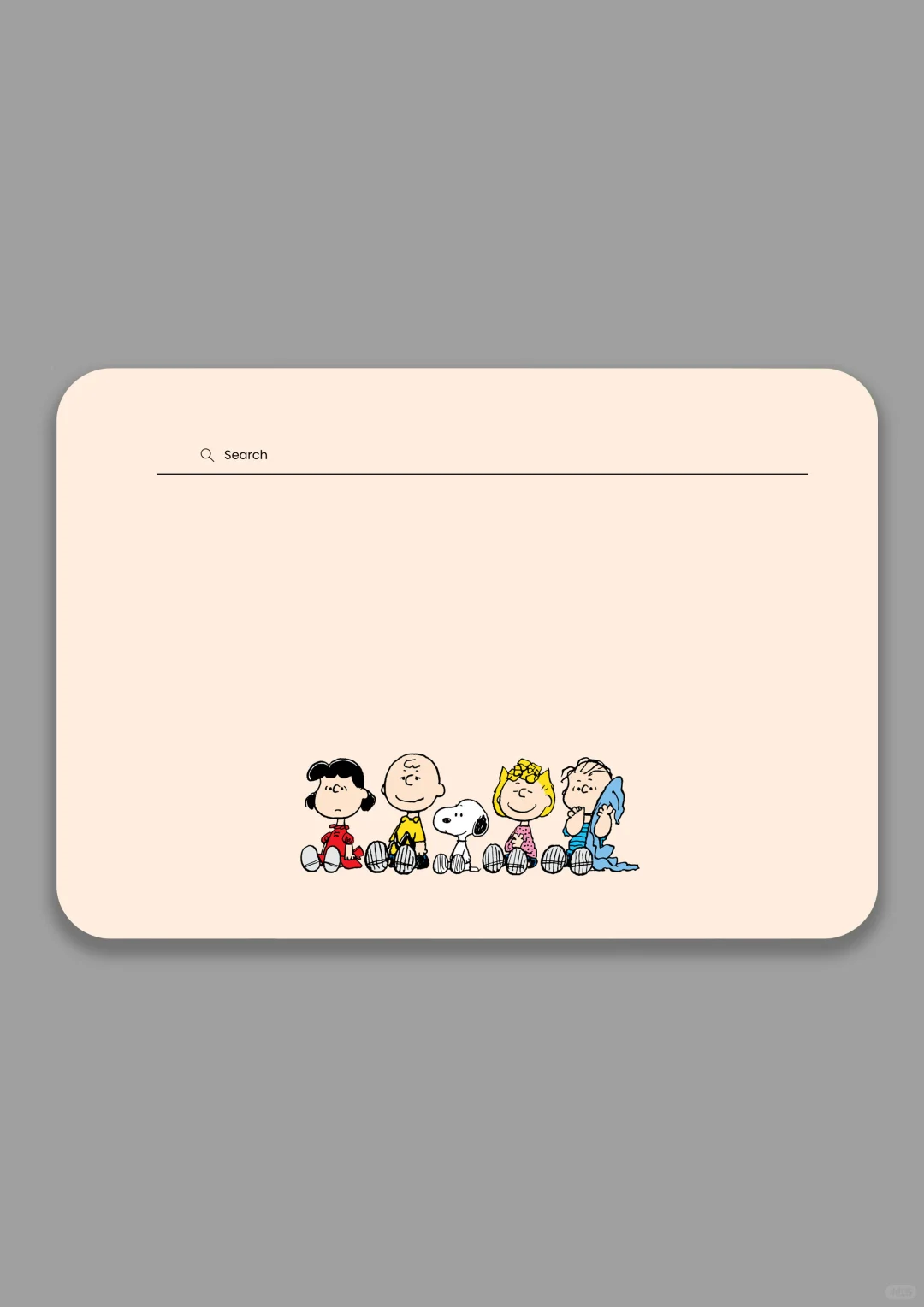 ＃119|史努比全家福|简约壁纸
