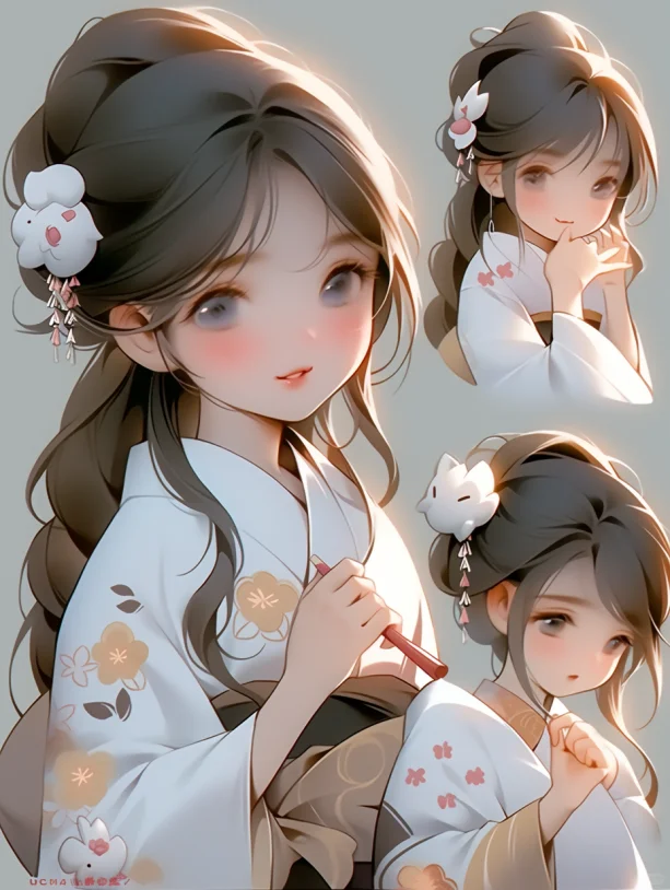 清丽绝俗，娇美秀丽的古代美女。