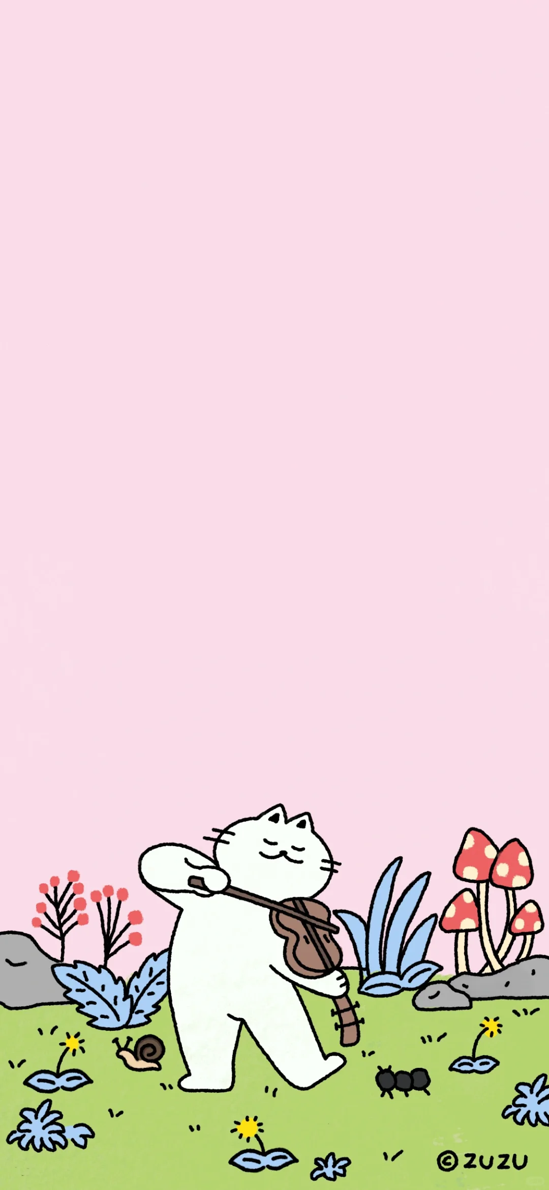 六月份壁纸来啦！🎻🐱用起来！