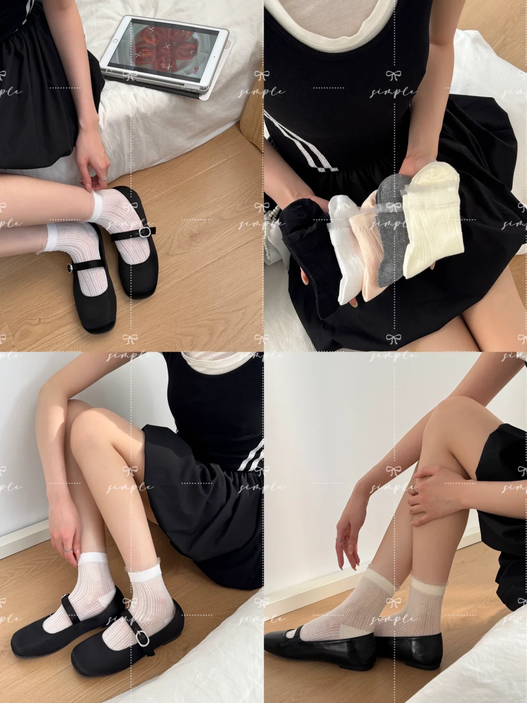 ins风女袜拍摄🎬 阳光就是最好的滤镜
