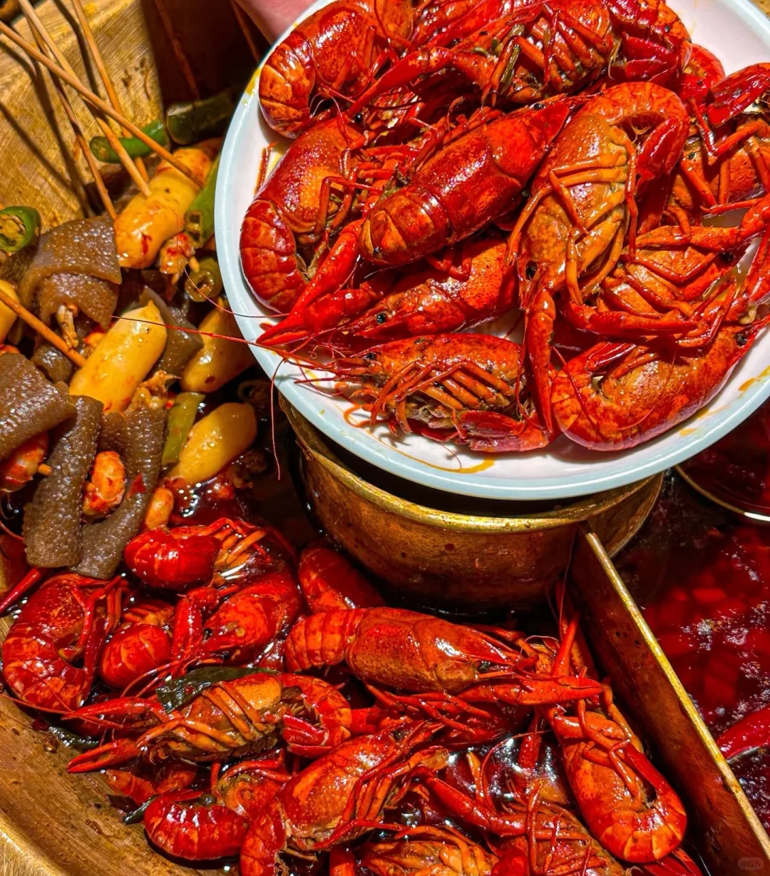 甜辣龙虾锅，财市场一绝🦞