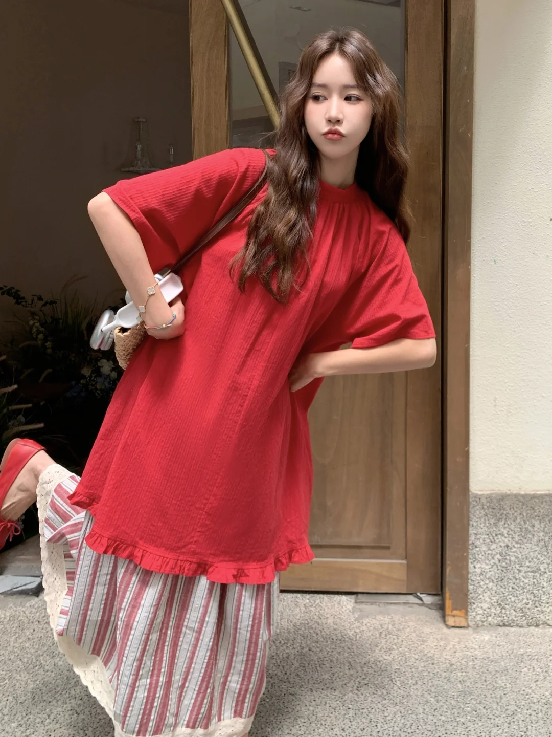 解锁热情俏皮魅力🌺 红色系裙装风情
