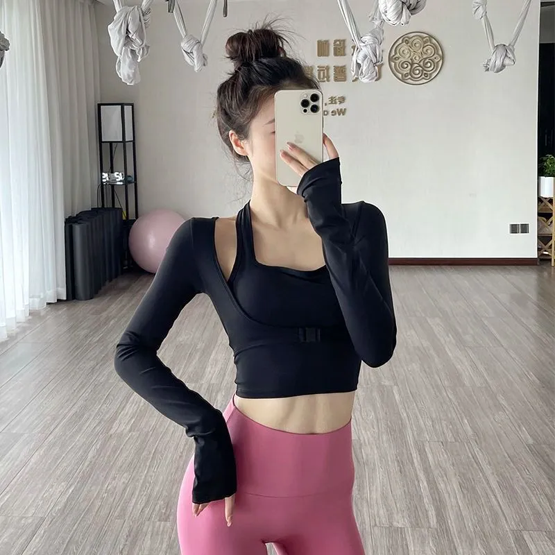 秋冬运动也能又A又飒！带胸垫瑜伽服套装来啦