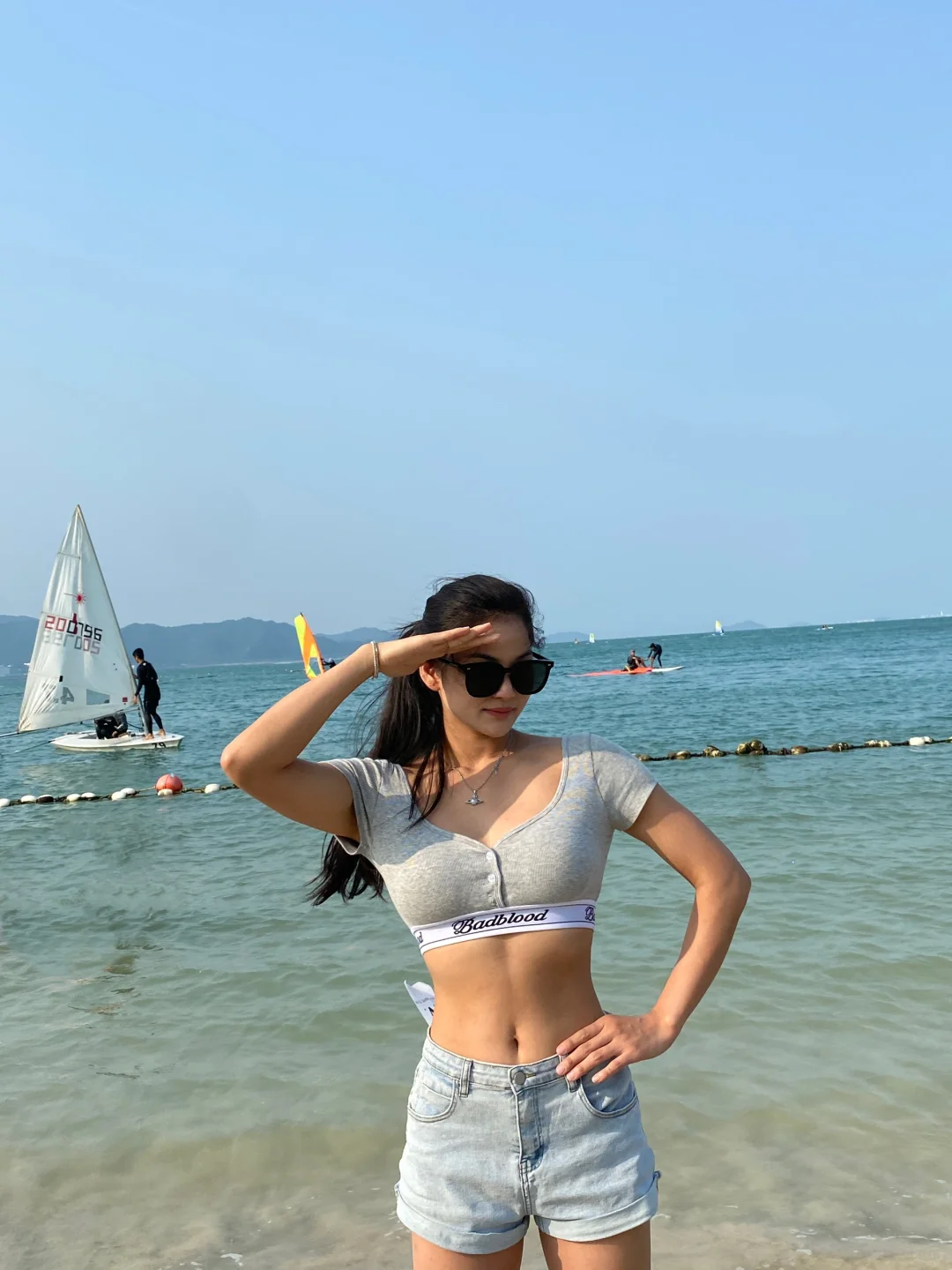 健身人的拍照姿势