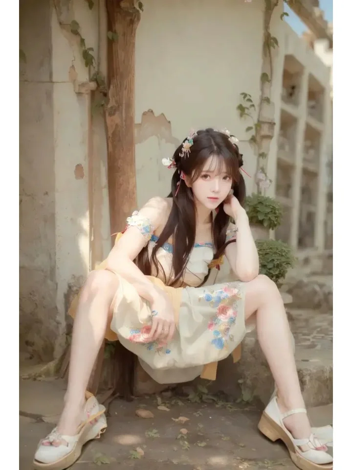 小姐姐的汉服怎么怪怪的