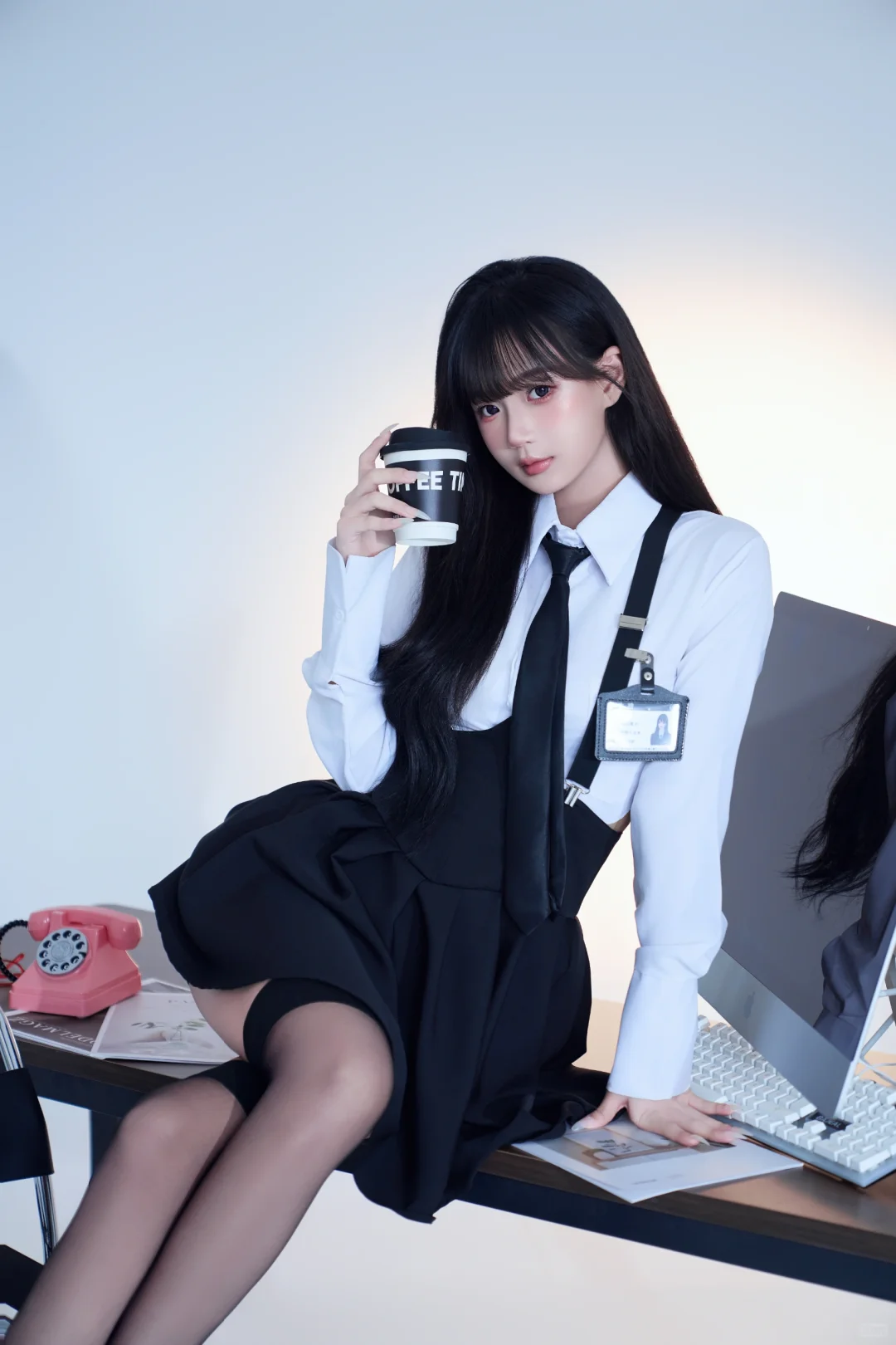 在深圳第一次挑战“制服”写真!