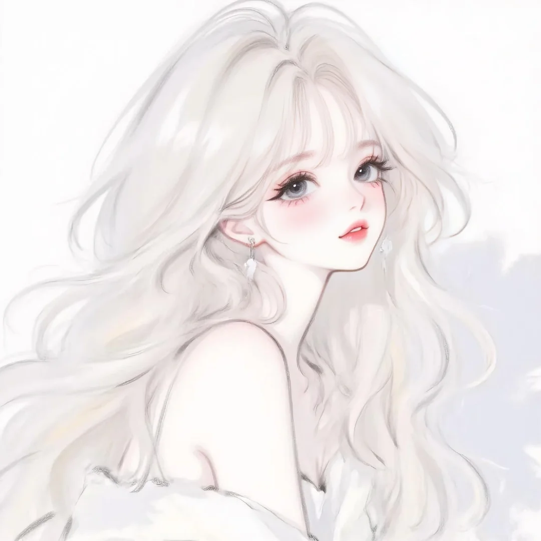 白发唯美女孩