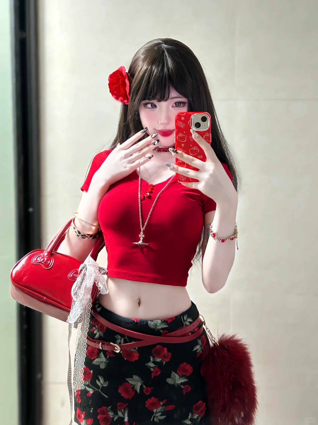 🌹辣妹探店约会穿搭🍷（附🔗｜全身图