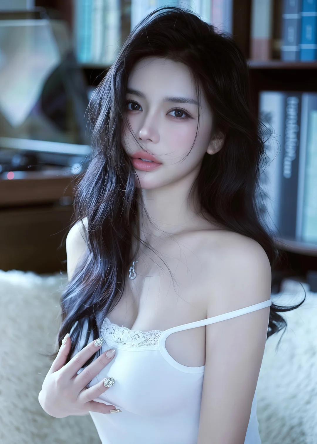 壁纸 | 喜欢抱手放胸前的壁纸 马甲线