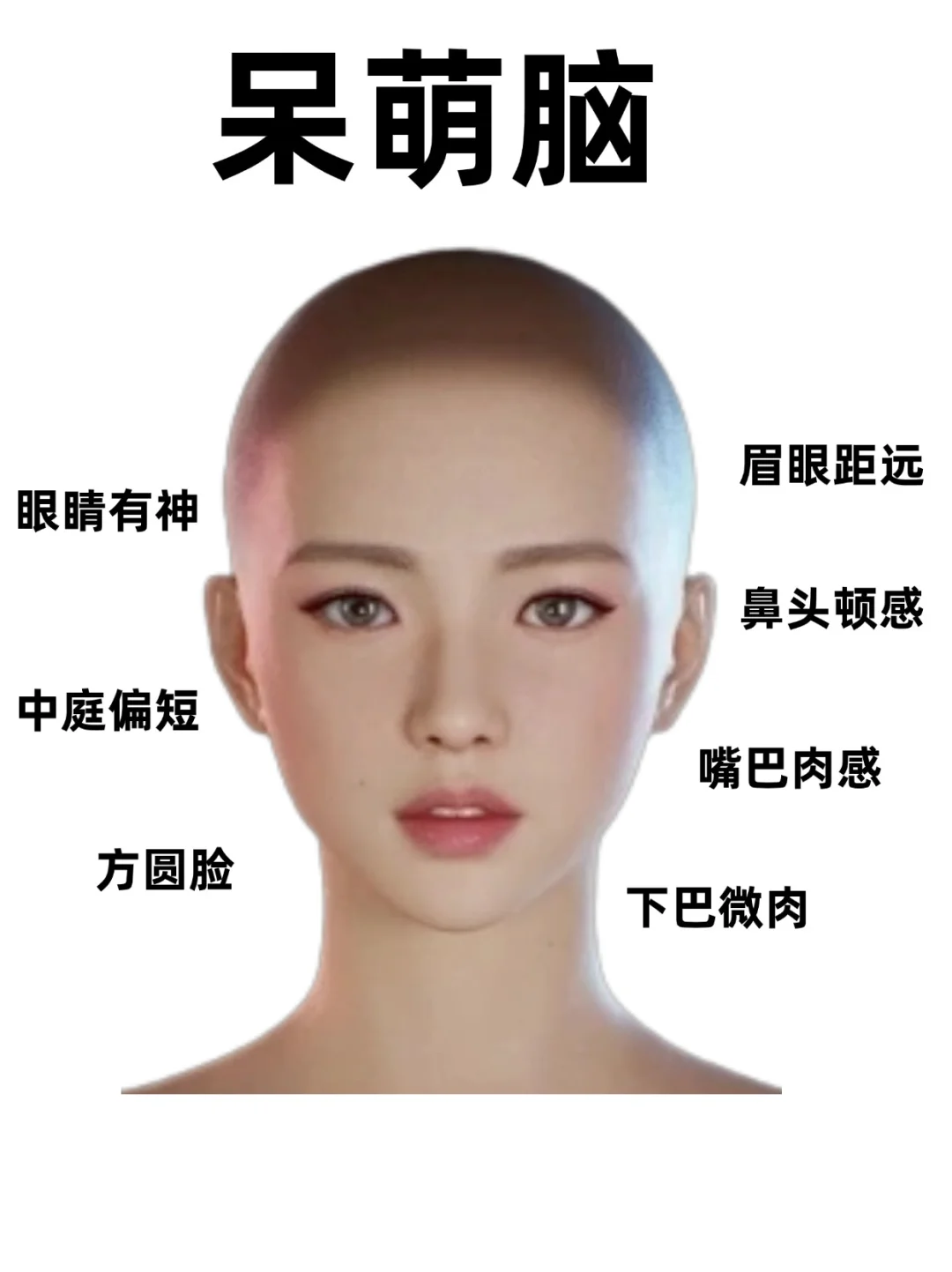 一图自测‼️你是恋爱脑脸还是智性脸❓