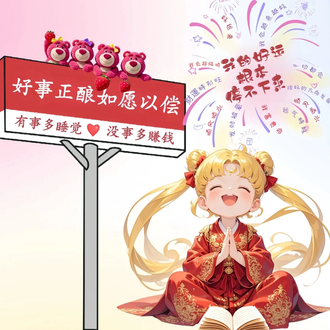 没事的时候发点愿望 美少女正能量满满头像