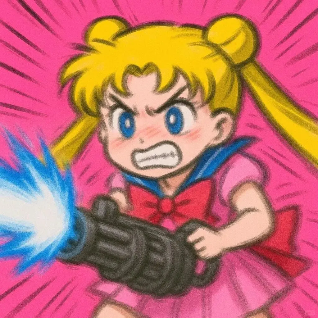 美少女战士唯美头像分享、暴躁少女、美