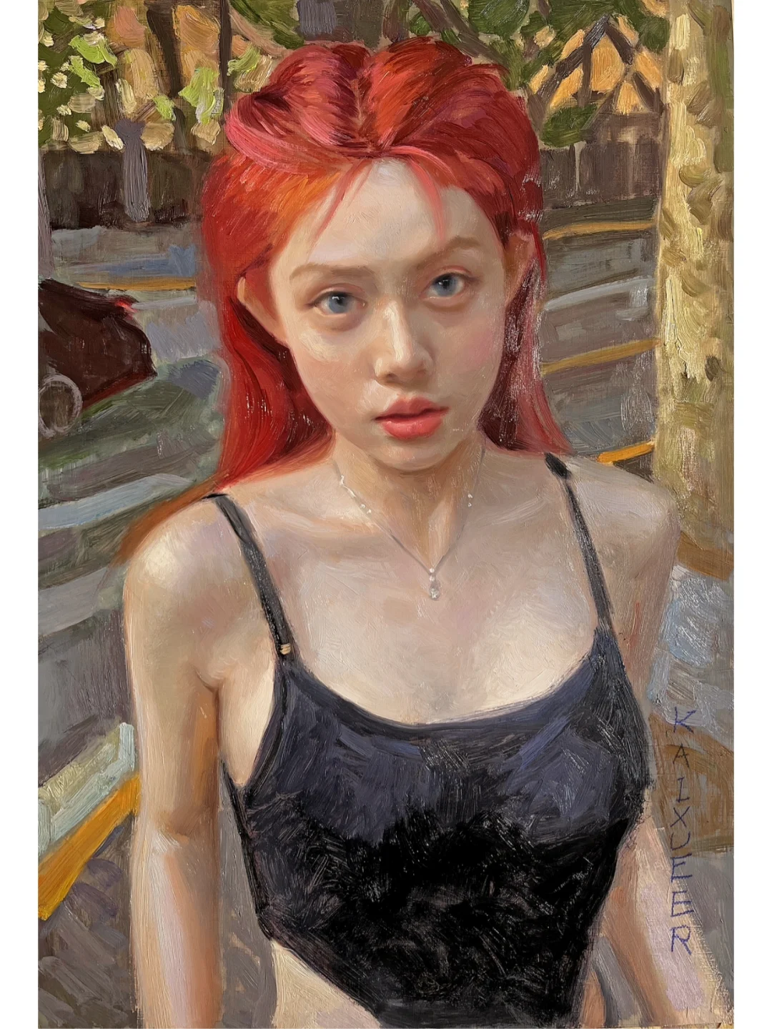 画的一张美人儿