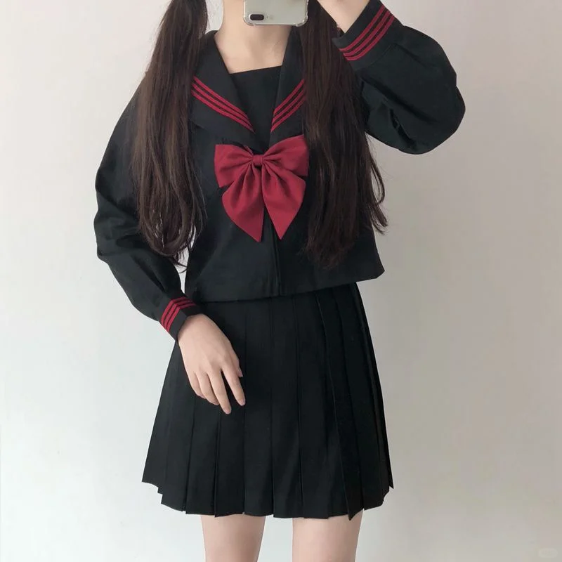 腿长2米杀疯了！！JK制服裙是懂纯欲天花板的