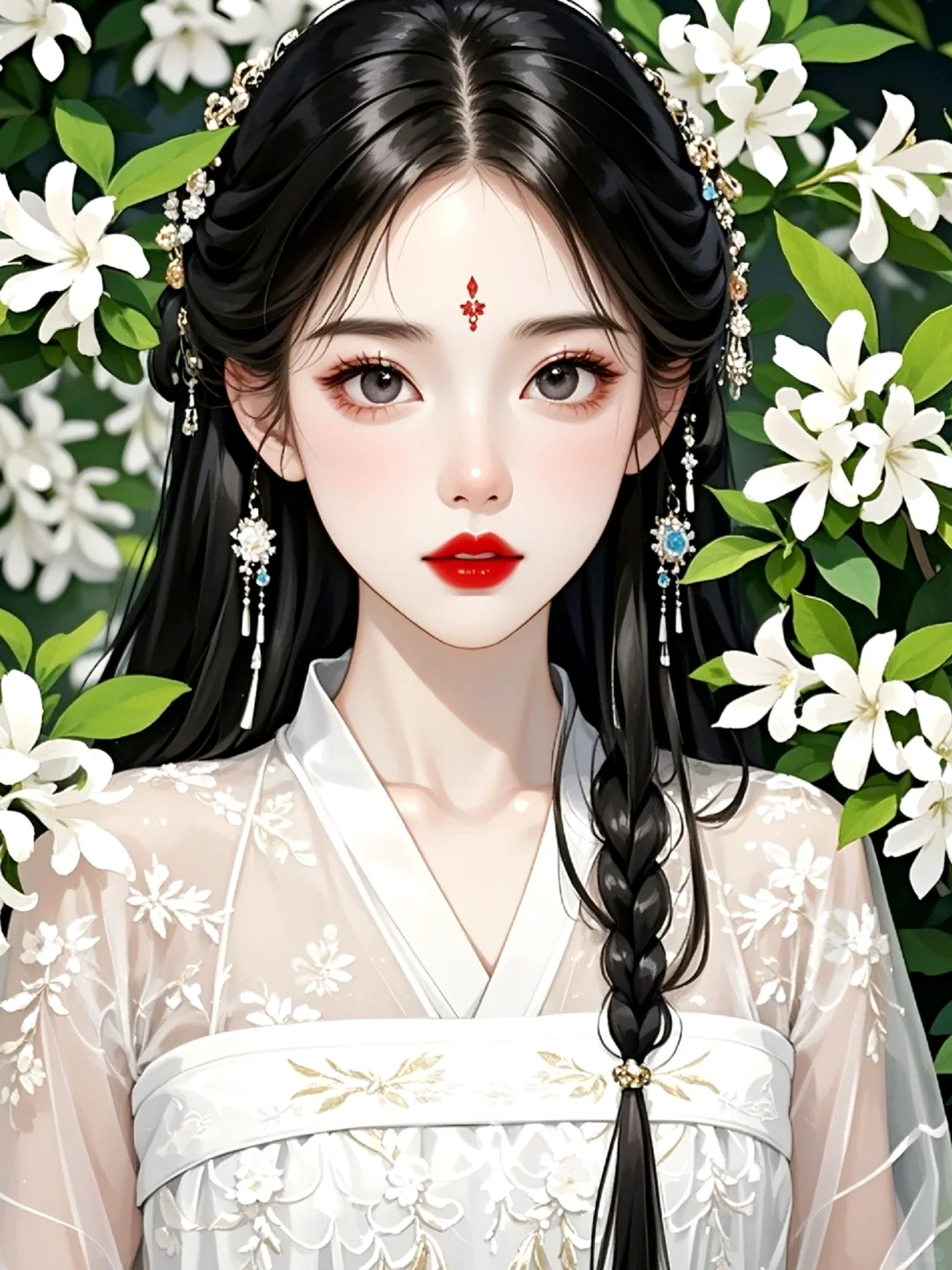 明眸善睐，国色天香