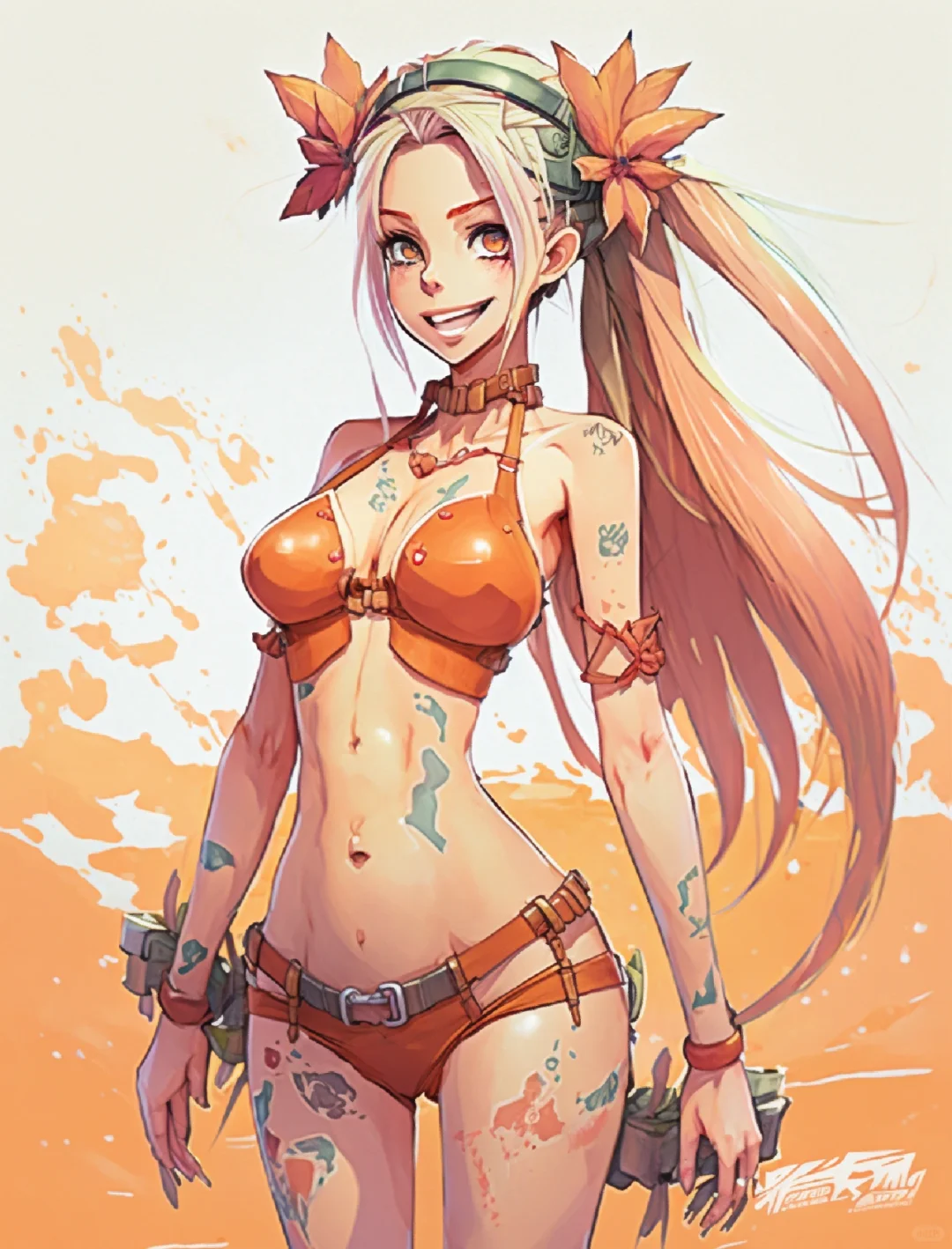 夏日清凉版金克丝，泳装元气美少女