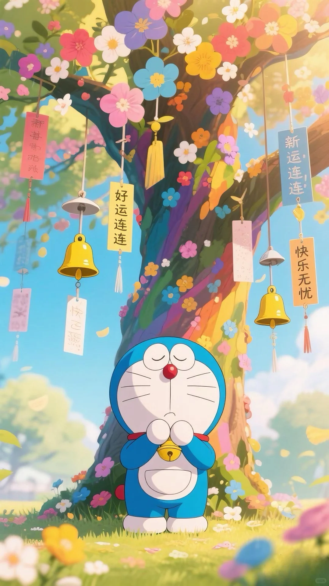 哆啦A梦祈福壁纸来啦~