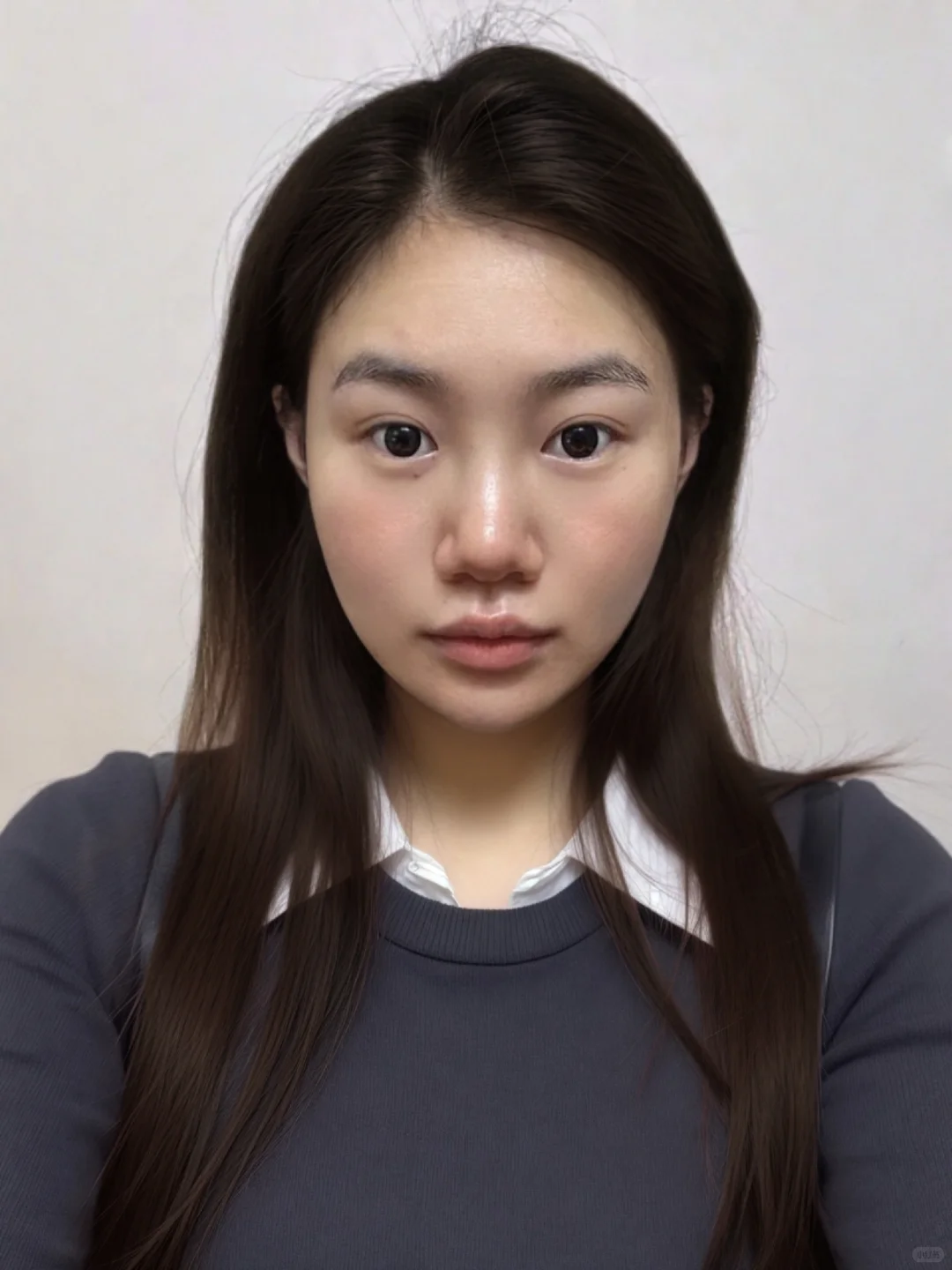 瞒着家里人，调了一下脸