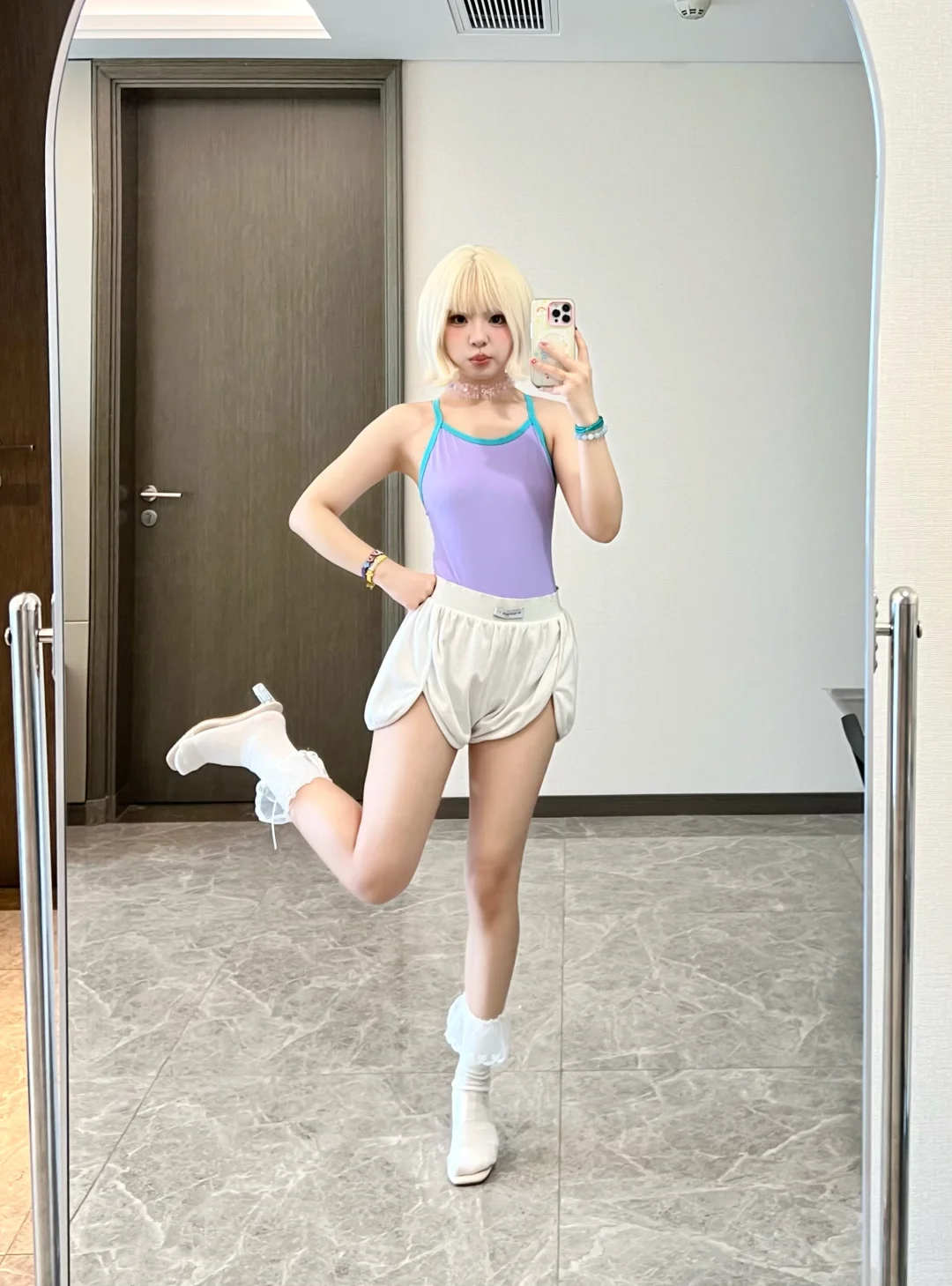 拒绝撞款🩵💜撞色泳衣分享ᗦ↞︎◃︎