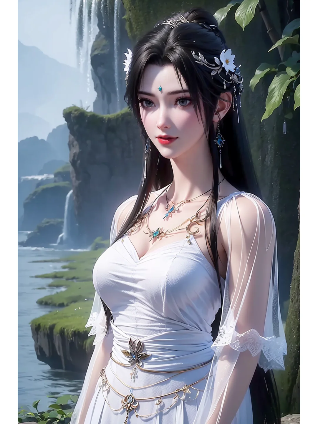 AI绘图分享-完美世界清漪