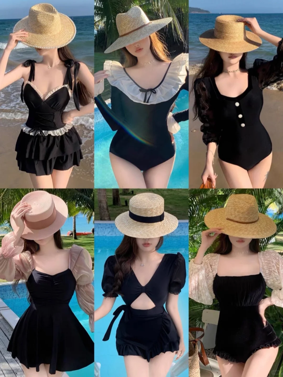 惊艳到了❗️泳衣也可以这样仙👙