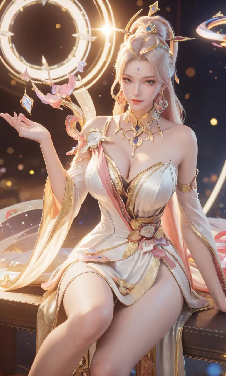 她真的太美了，怎么可以存在