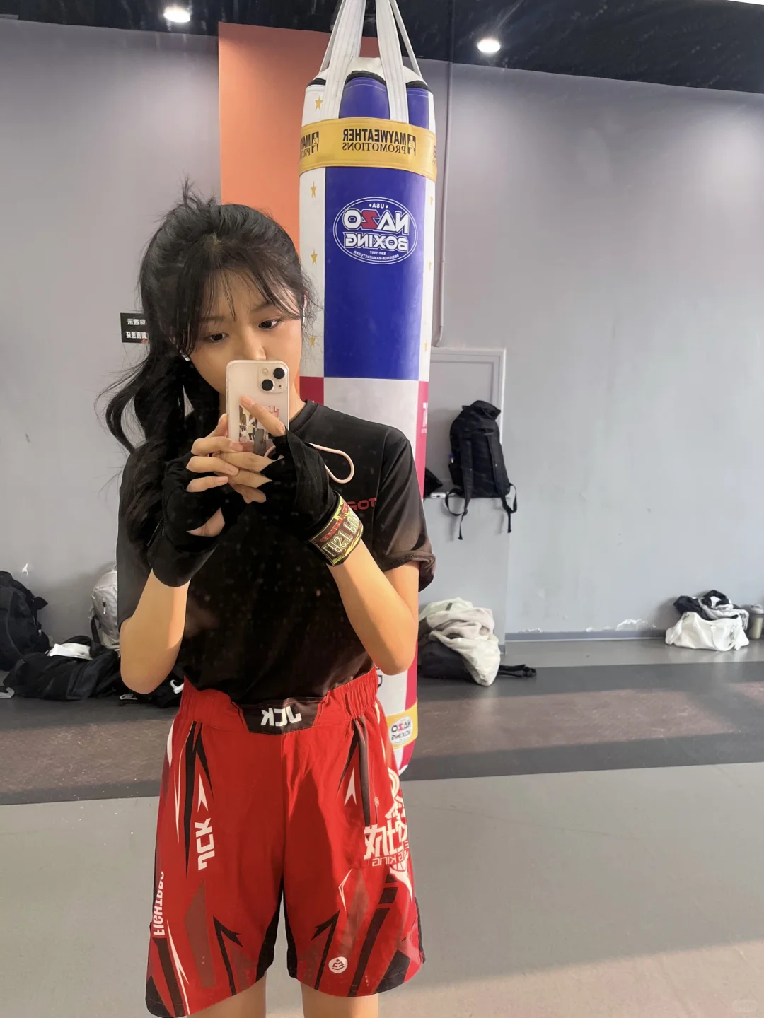 174自由搏击女运动员 生活穿搭