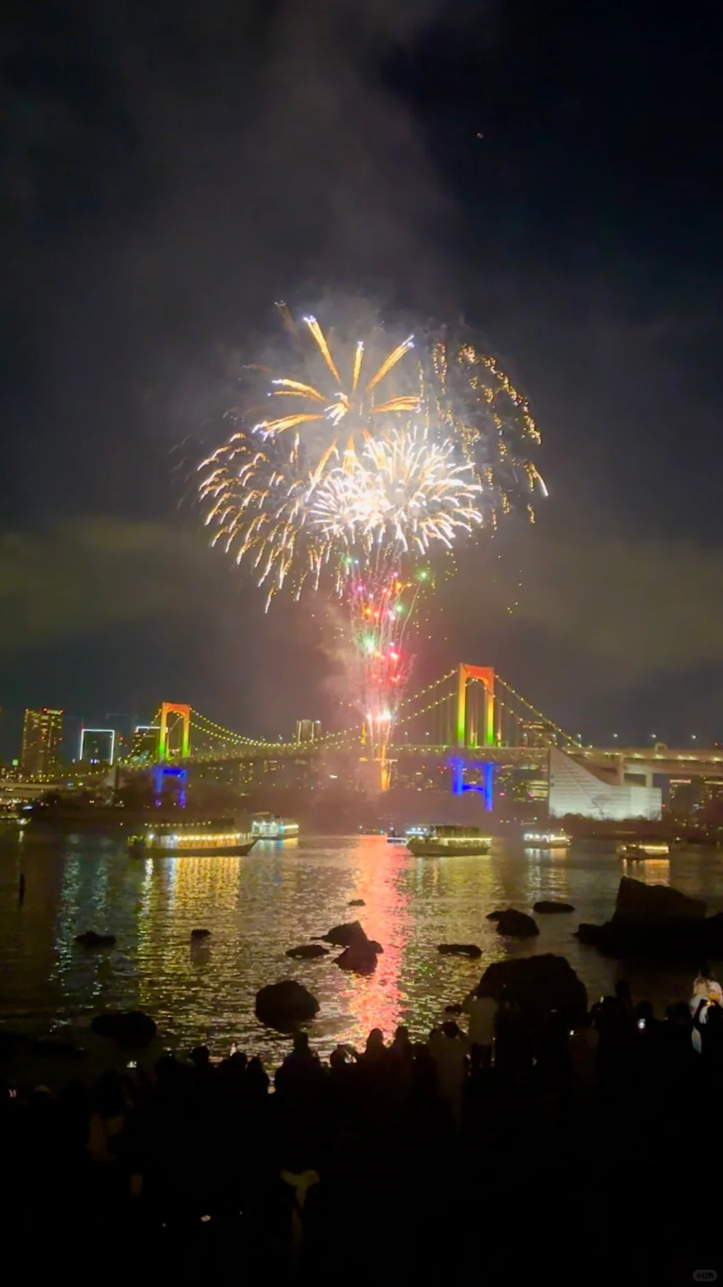 终于在2024年末赶上🇯🇵冬花火大会啦🎆