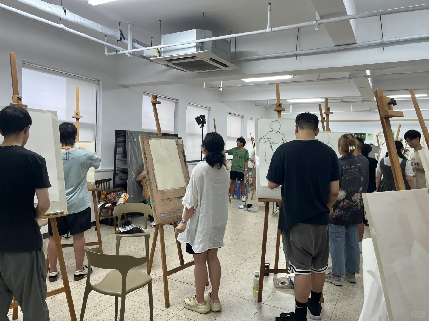 考研日常｜年轻女人体课程