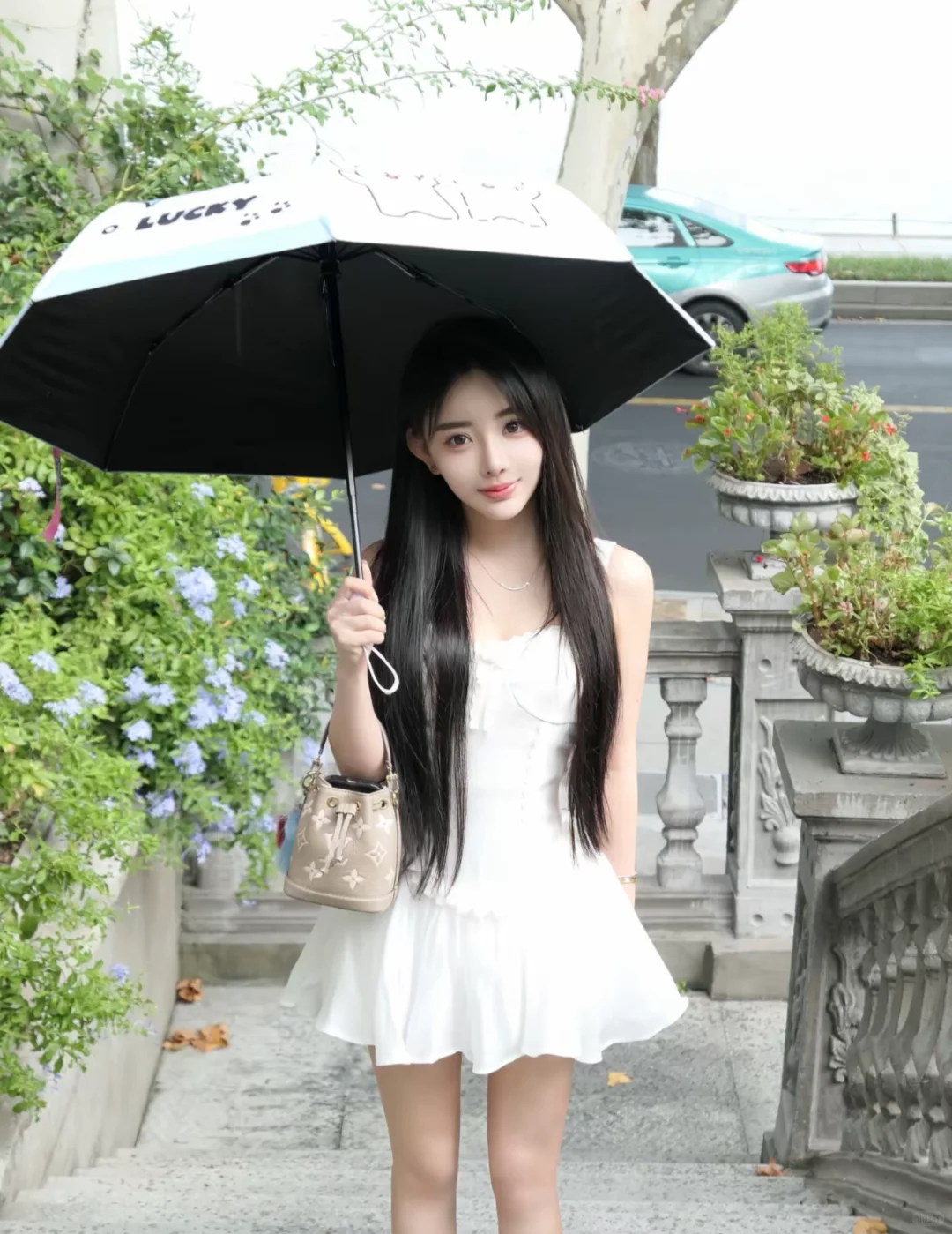小众女模 清纯女大 蹲摄影师