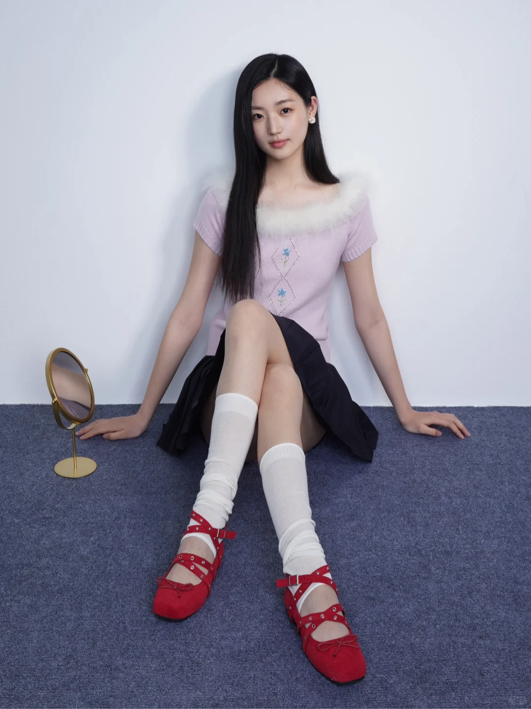 哇哦！甜美系的女模，太美啦💕