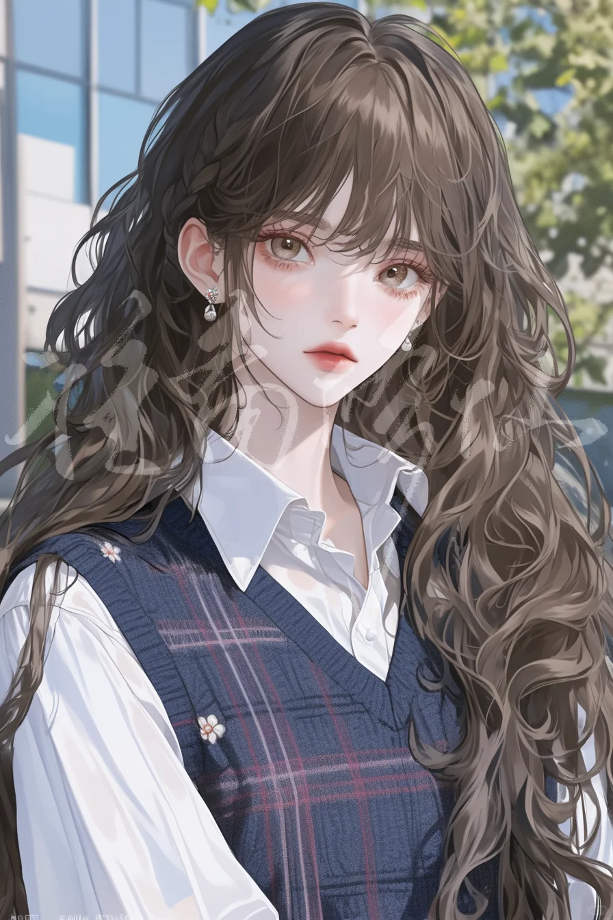 女大学生|AI作品