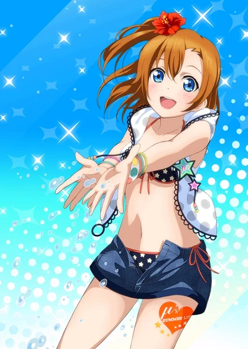 lovelive缪斯泳装篇卡面