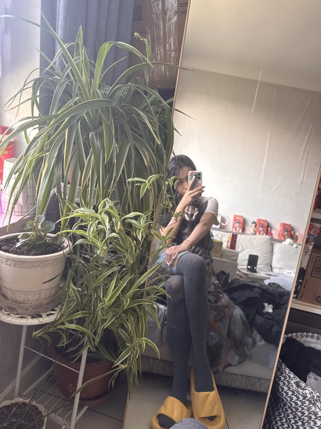 连裤袜持续反差
