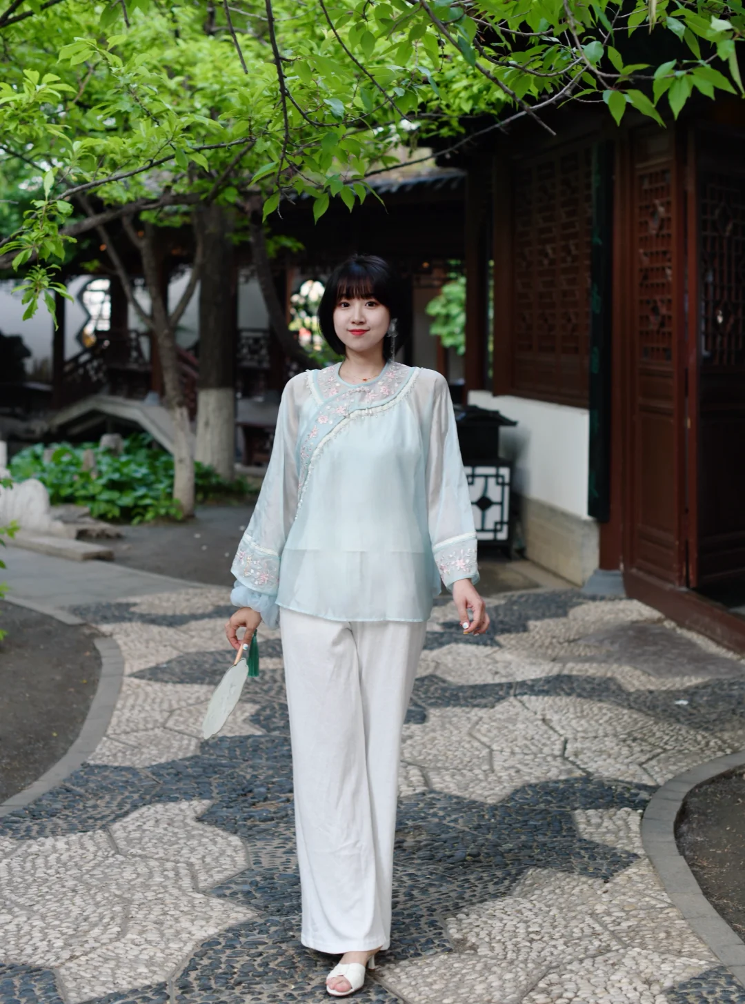 37岁122斤｜当微胖小阿姨，尝试温婉新中式