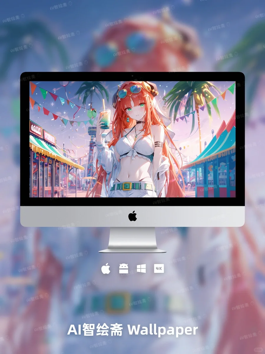 #0141壁纸 | 🌅妮露的夏日奇遇记🏖️