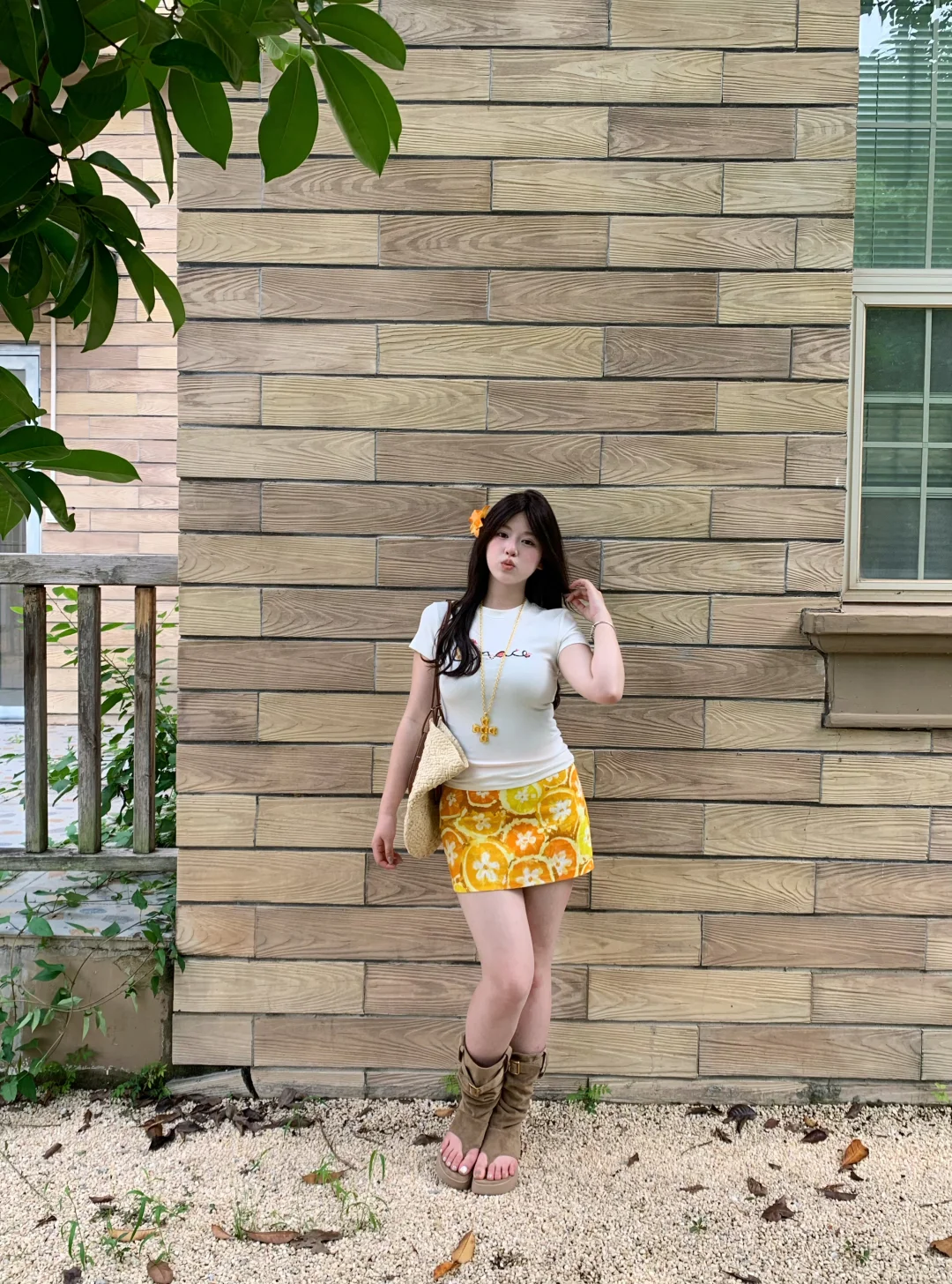 微胖女生这样穿真的太美啦！🍊