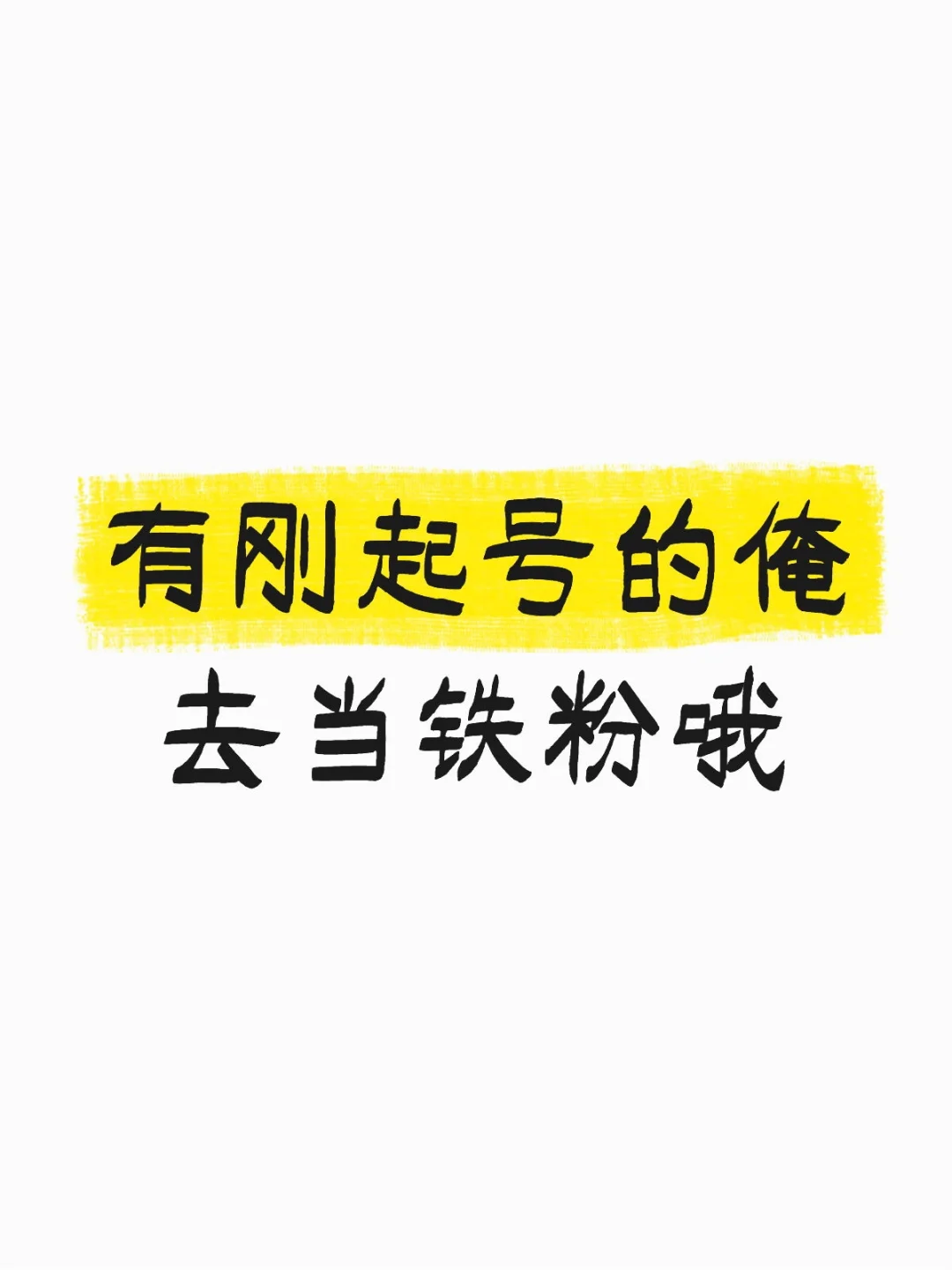 忠实粉丝我来了