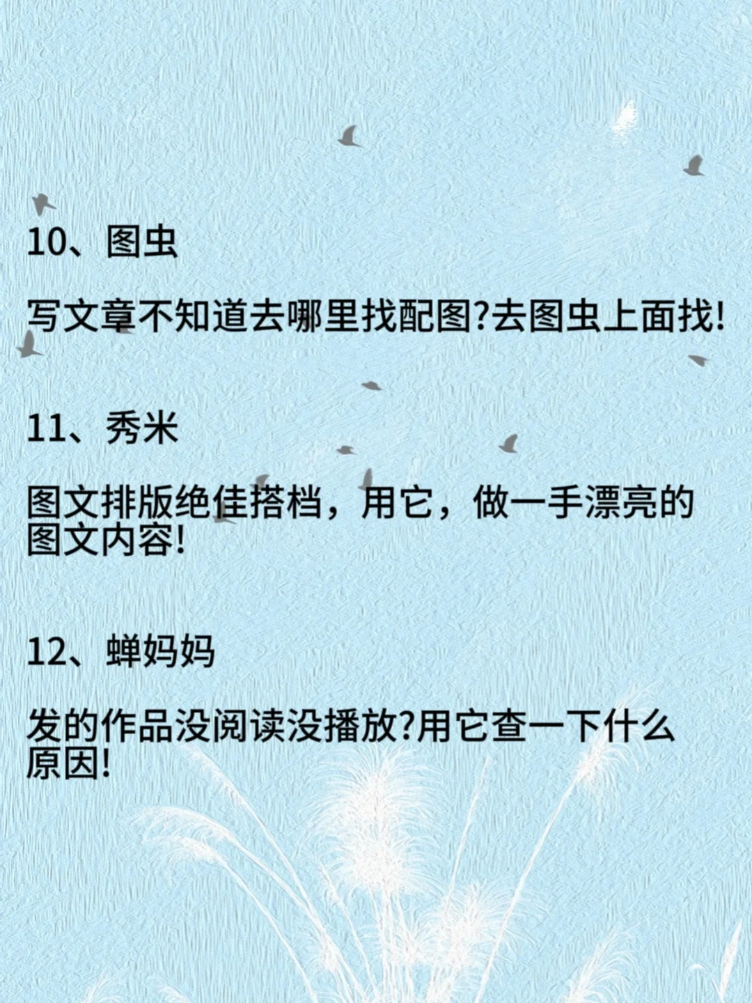 12个宝藏网站~