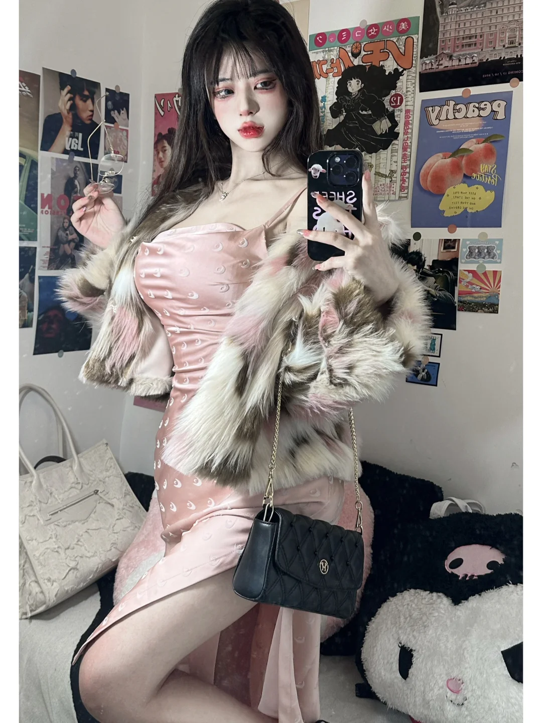 娇嫩の人间富贵花🌷皮草也可以很甜美🐰