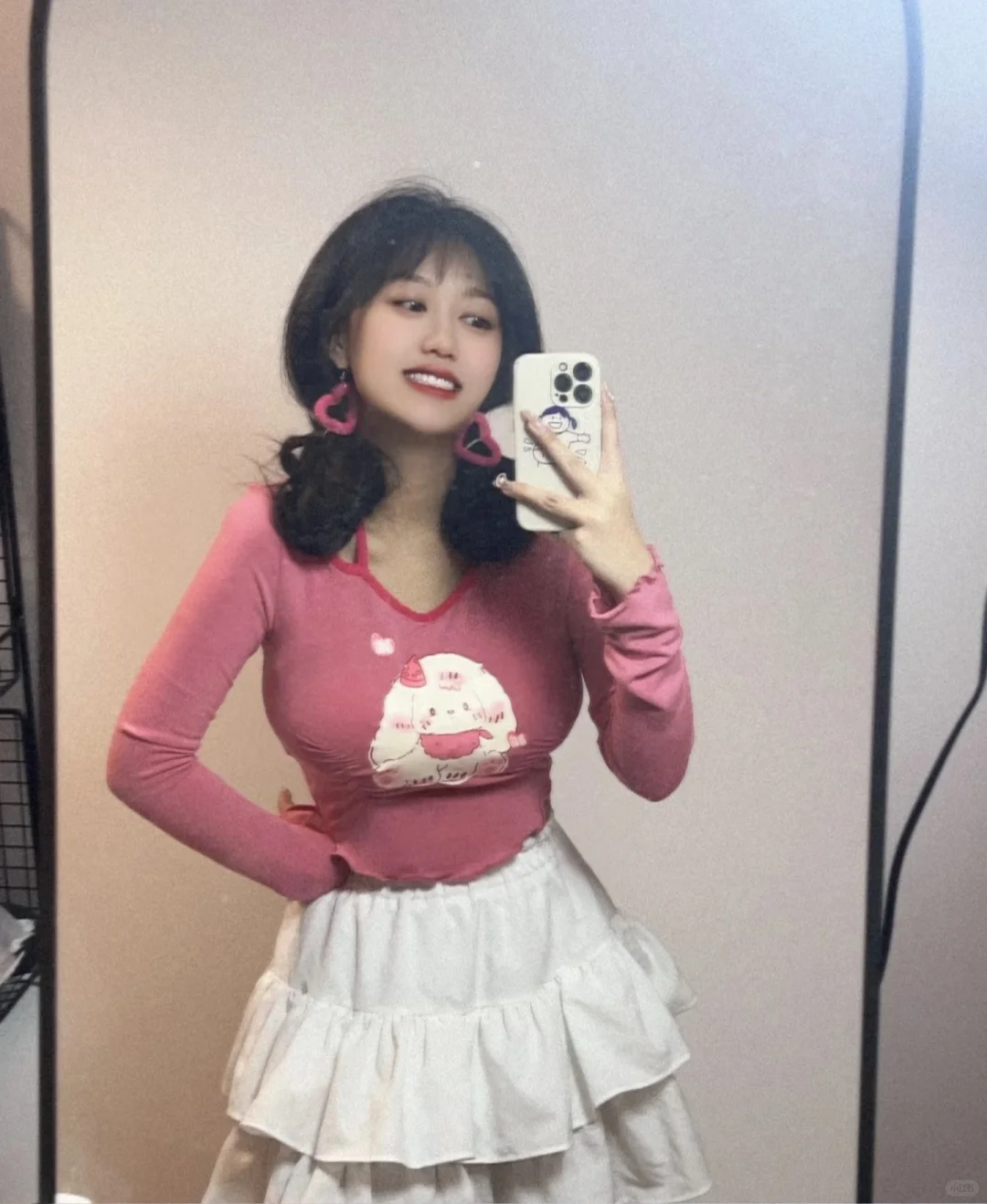 163 52｜大🐻女生也可以穿的粉粉嫩嫩的