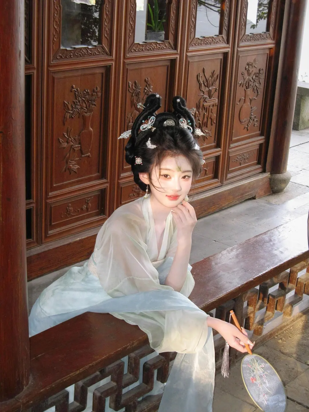 怎么不来扬州瘦西湖拍氛围感汉服💞