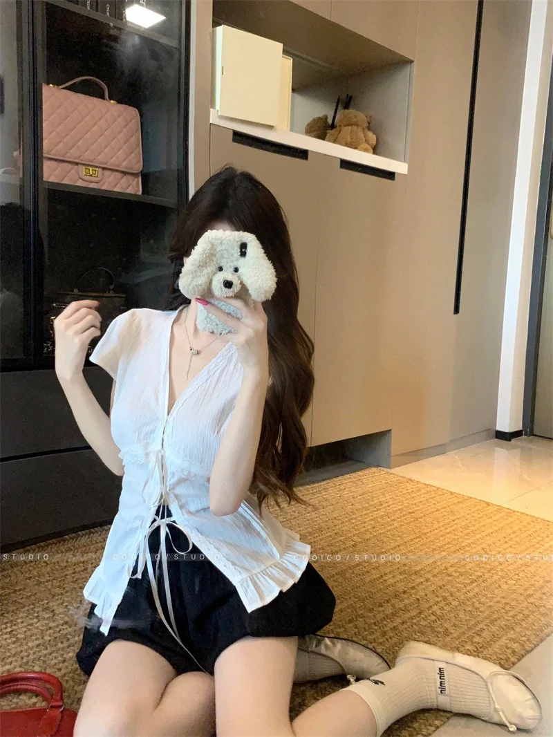 🤍🖤 miu系穿搭真的好甜！白月光又纯又欲❣️