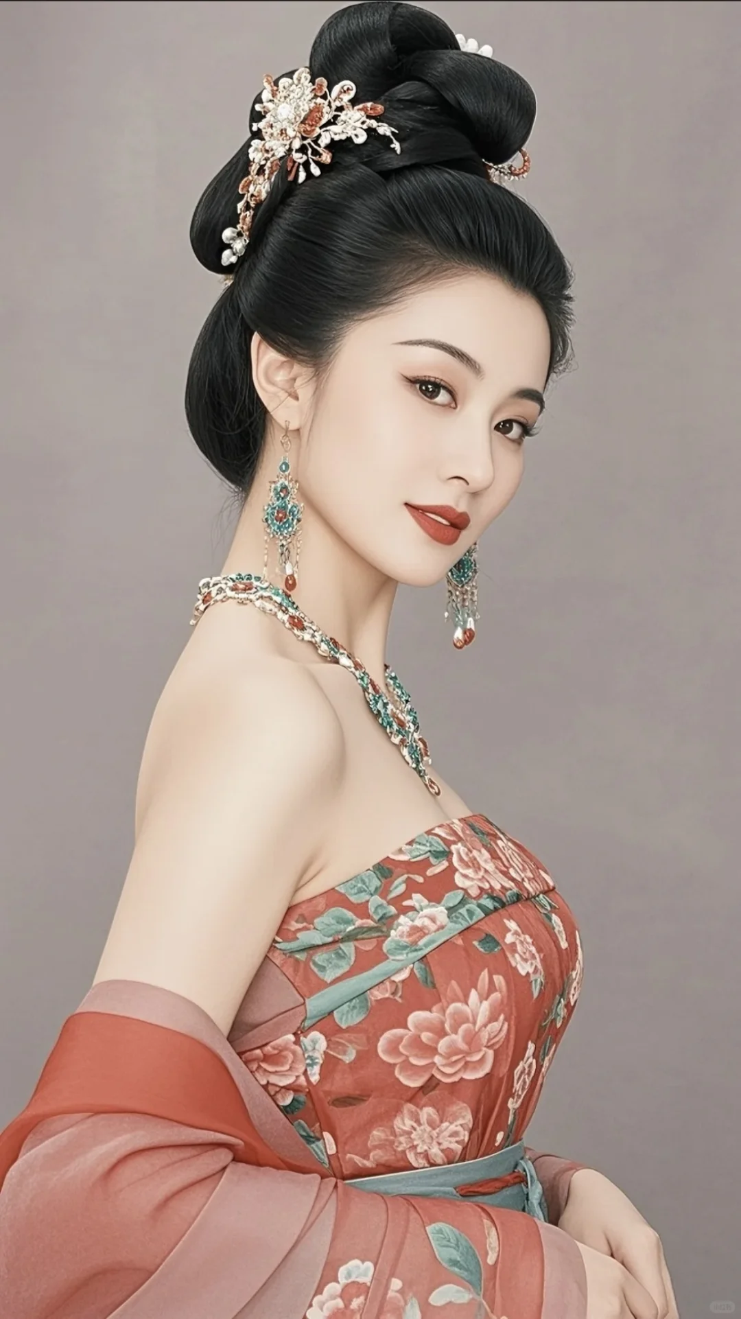 仙一般，美到骨子里的古风美人