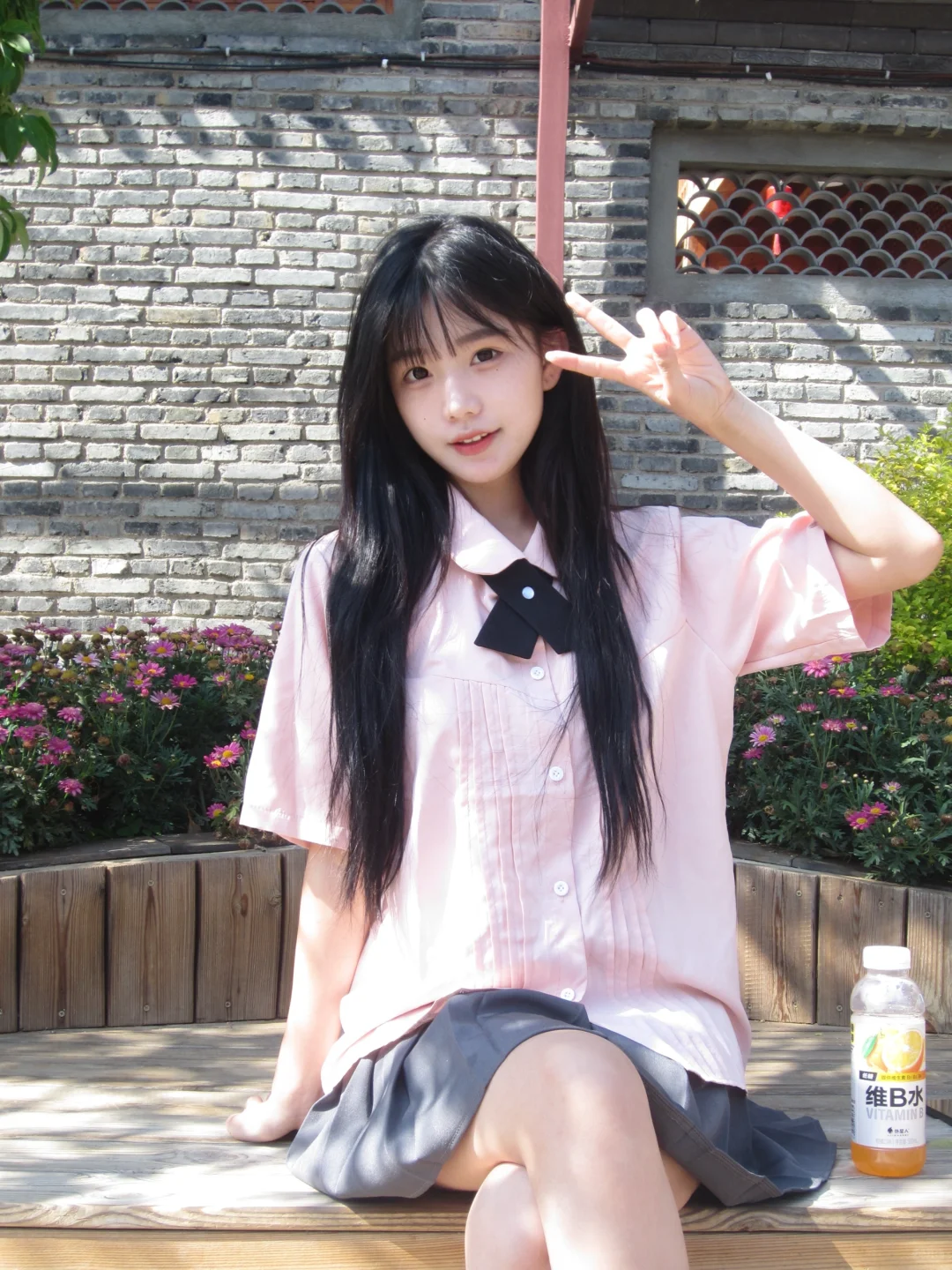 送你一朵花 能当我男朋友吗