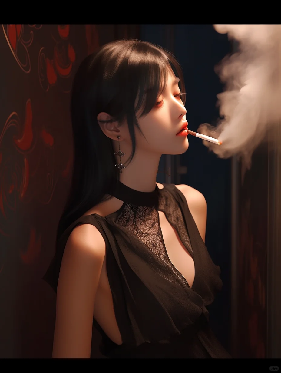 这些抽烟姿势讨厌哪个|女纯欲图💕氛围图