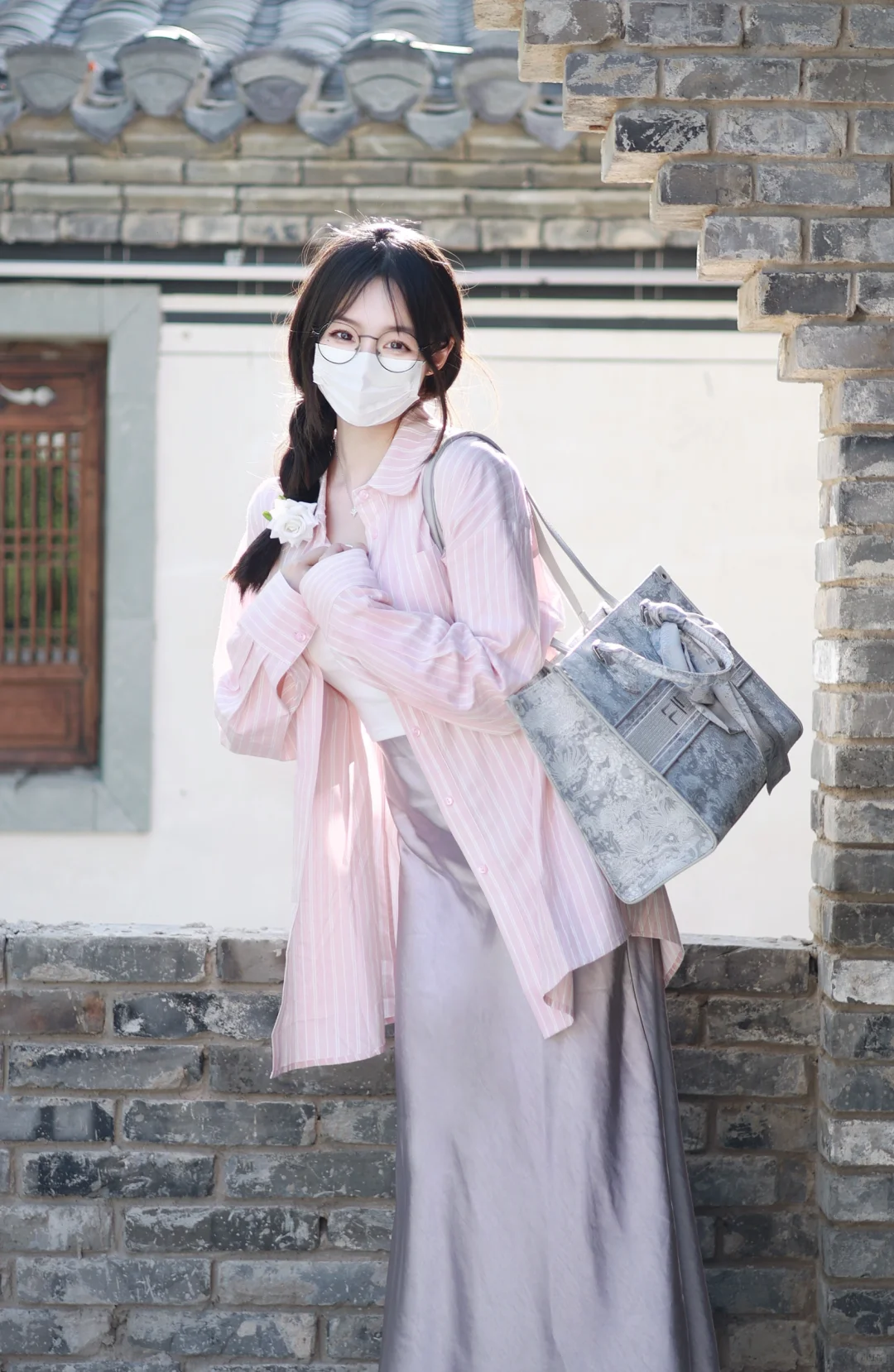 有种女大学生爆改江南大小姐的感觉