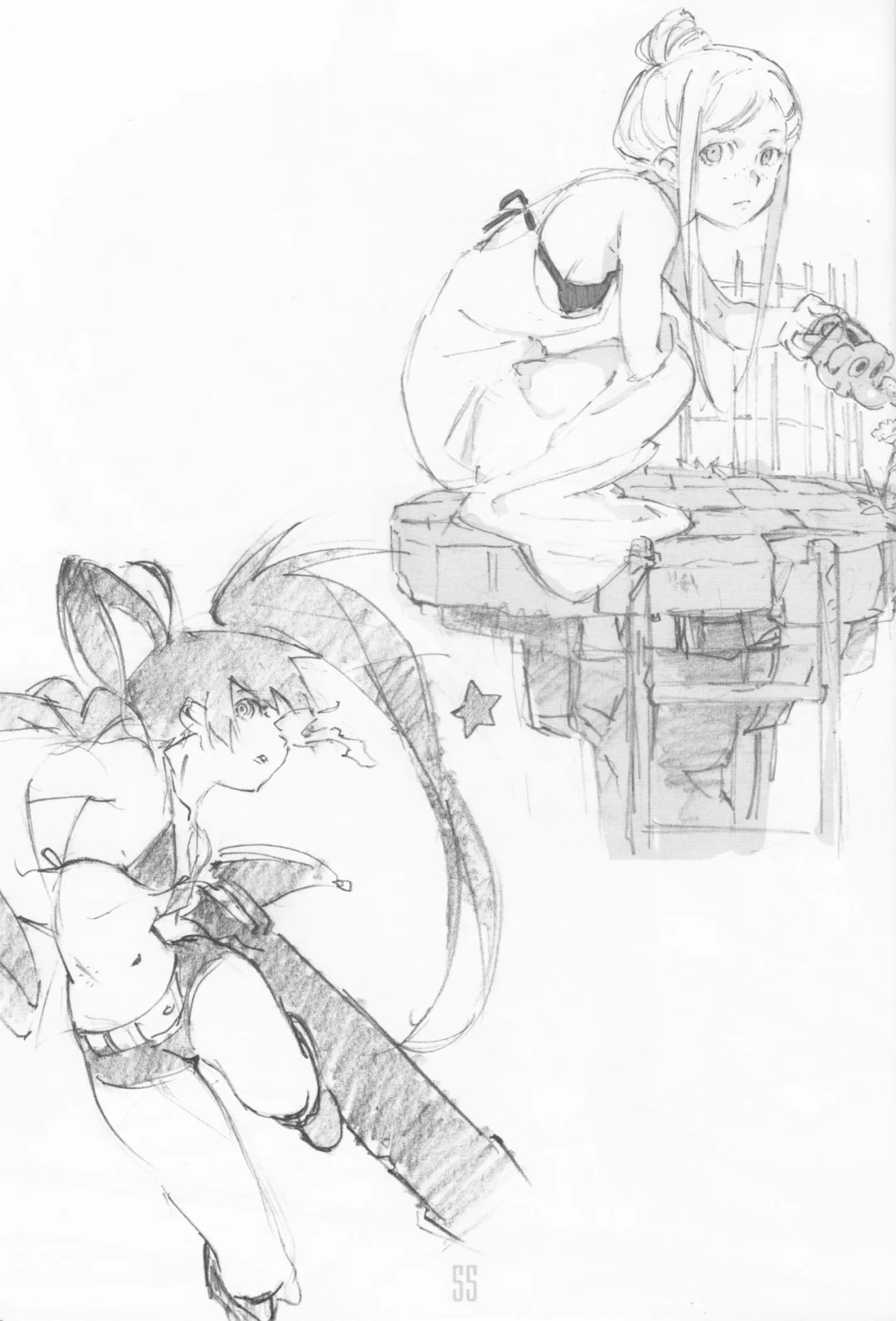 透视精致人体打斗素材 9