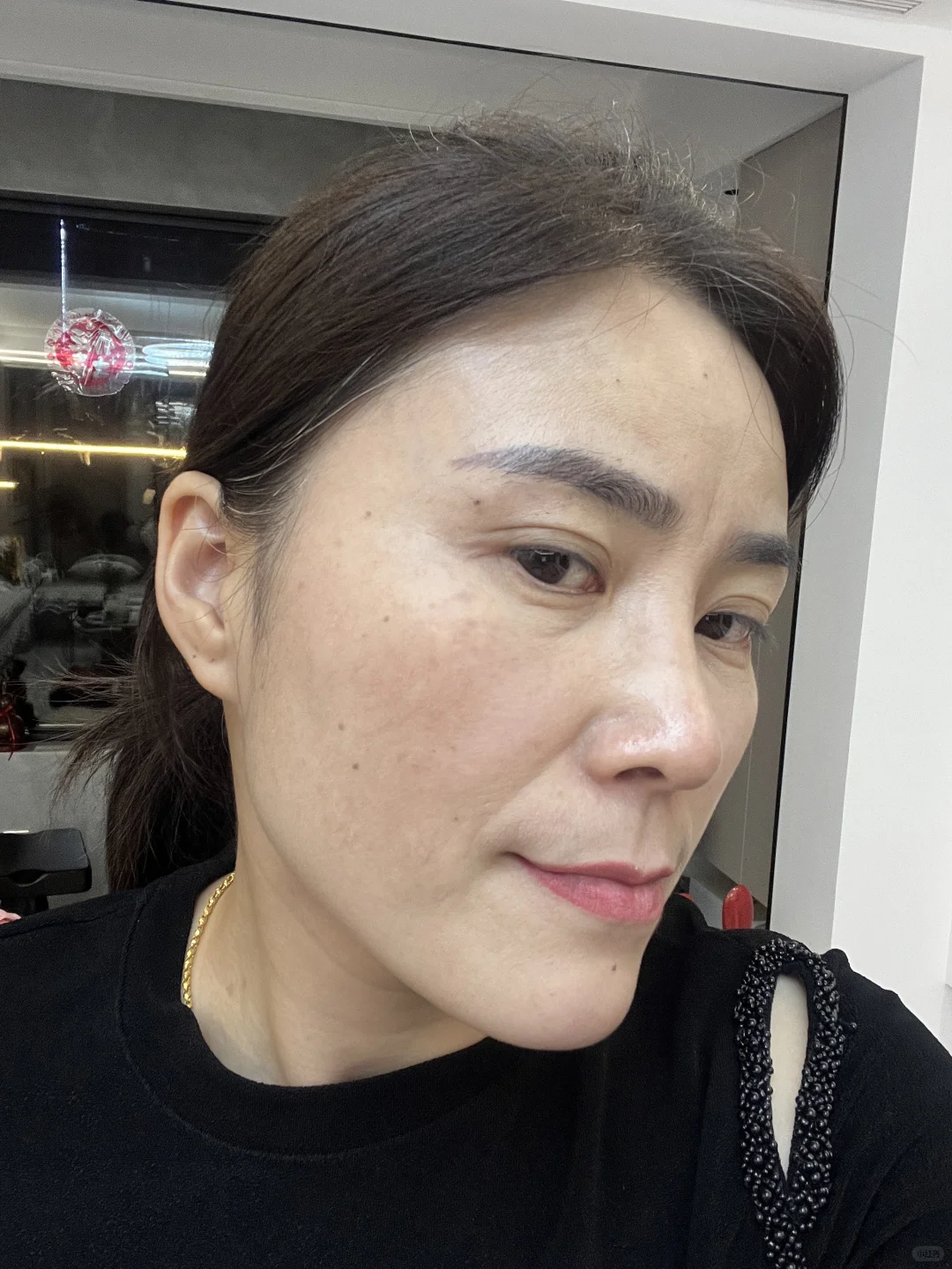 42岁 是不是离开美颜 大家都一样